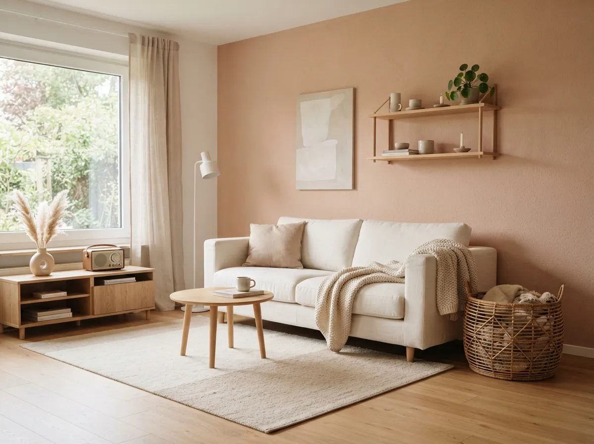 14. Dusty Peach and Warm White