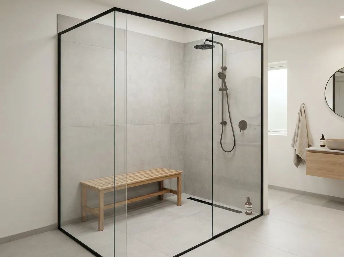 19. Frameless Glass Showers