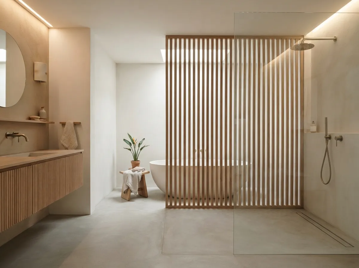 22. Slatted Wood Screens