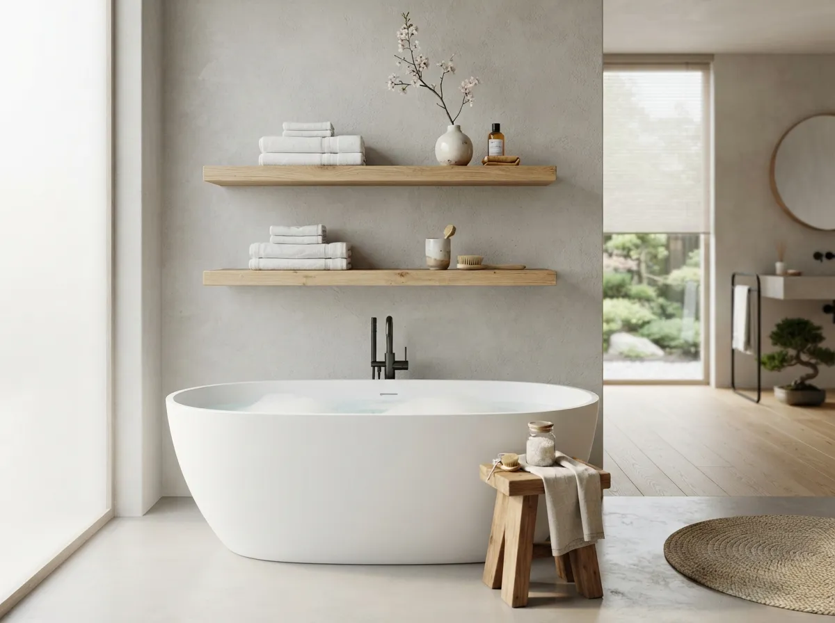 25. Floating Shelves for Essentials
