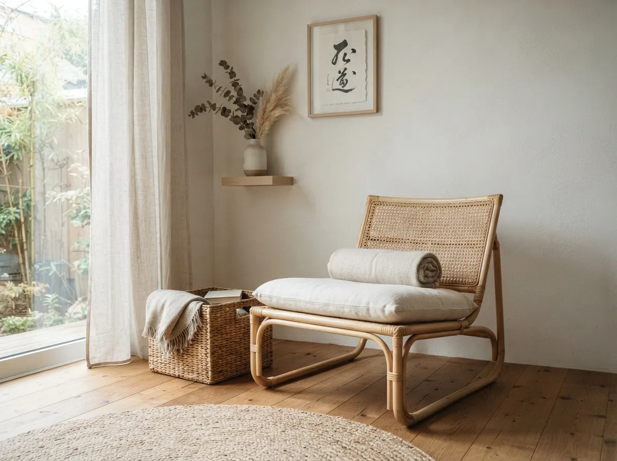 9. Rattan or Wicker Accent Pieces