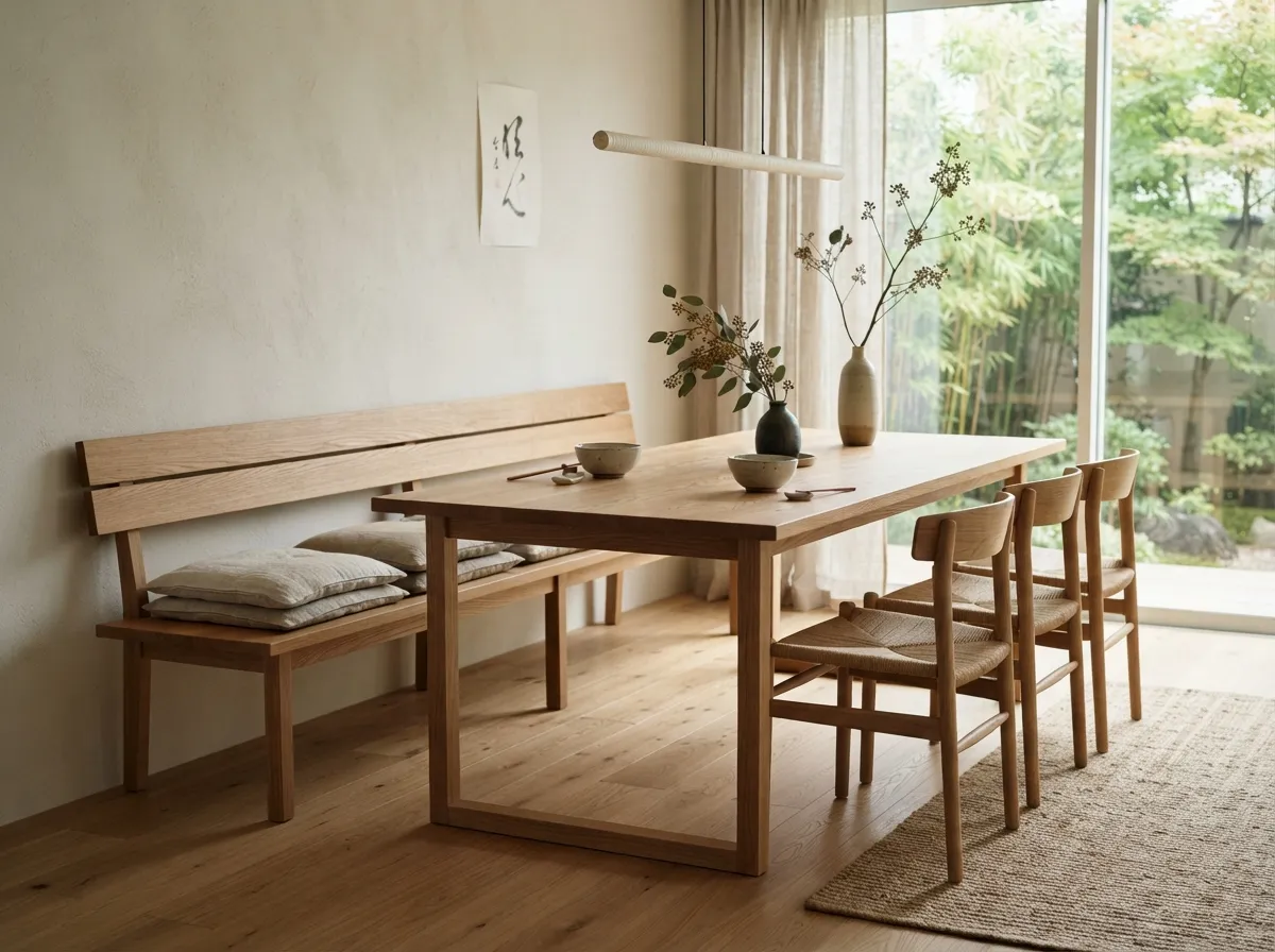 10. Integrate Japanese-Style Bench Seating