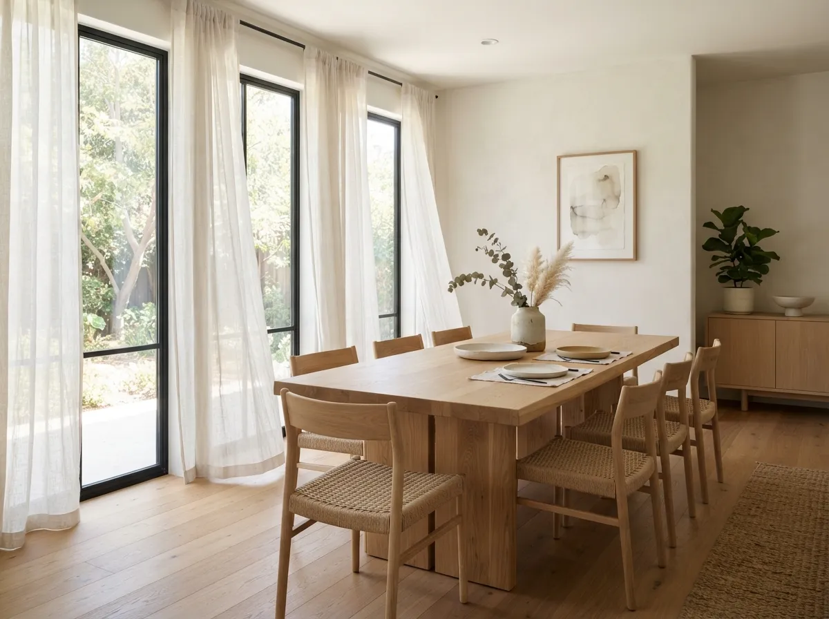 12. Hang Soft, Sheer Window Treatments