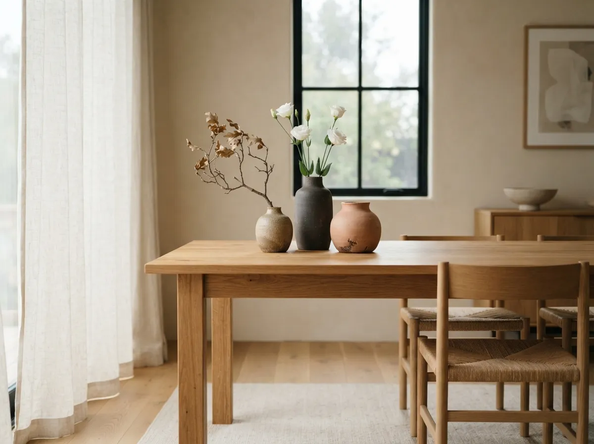 15. Feature Hand-Thrown Pottery Vases