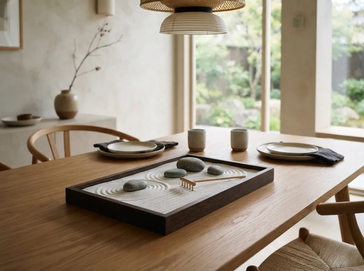 24. Create a Zen Garden Miniature Centerpiece