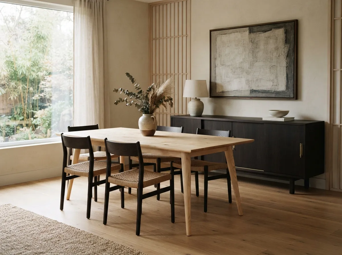 25. Mix Light and Dark Wood Tones