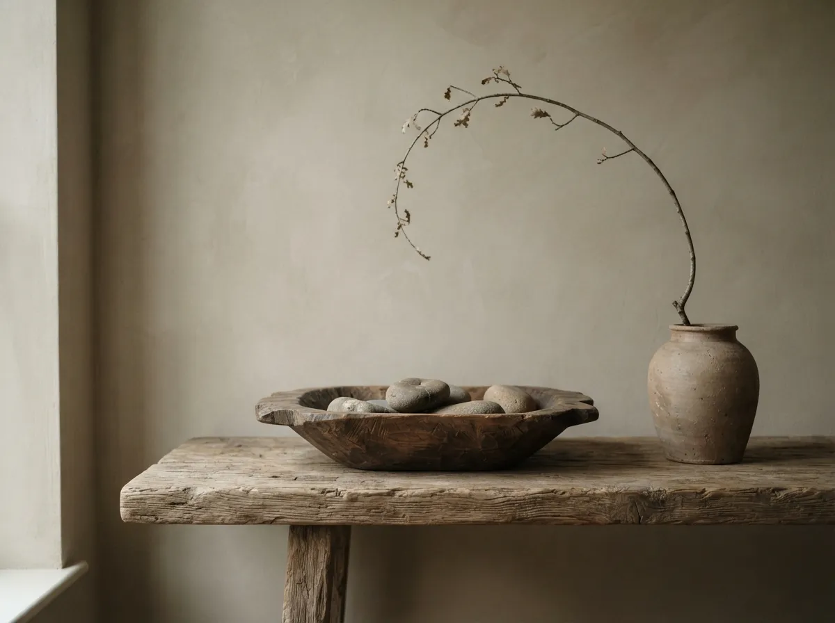 23. Decorating with Wabi-Sabi Principles: Found Objects and Natural Forms