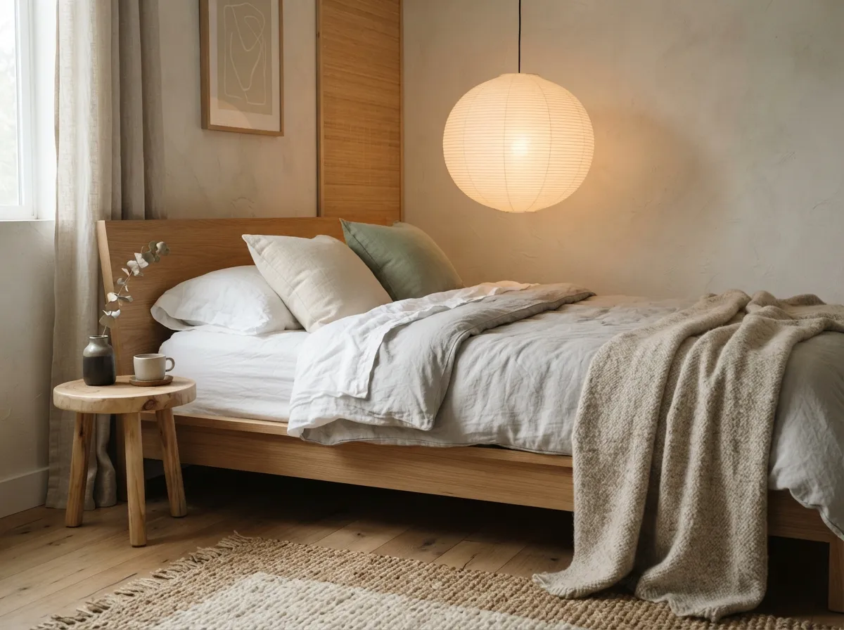 7. Textiles in Japandi Style: Natural Fibers and Subtle Textures