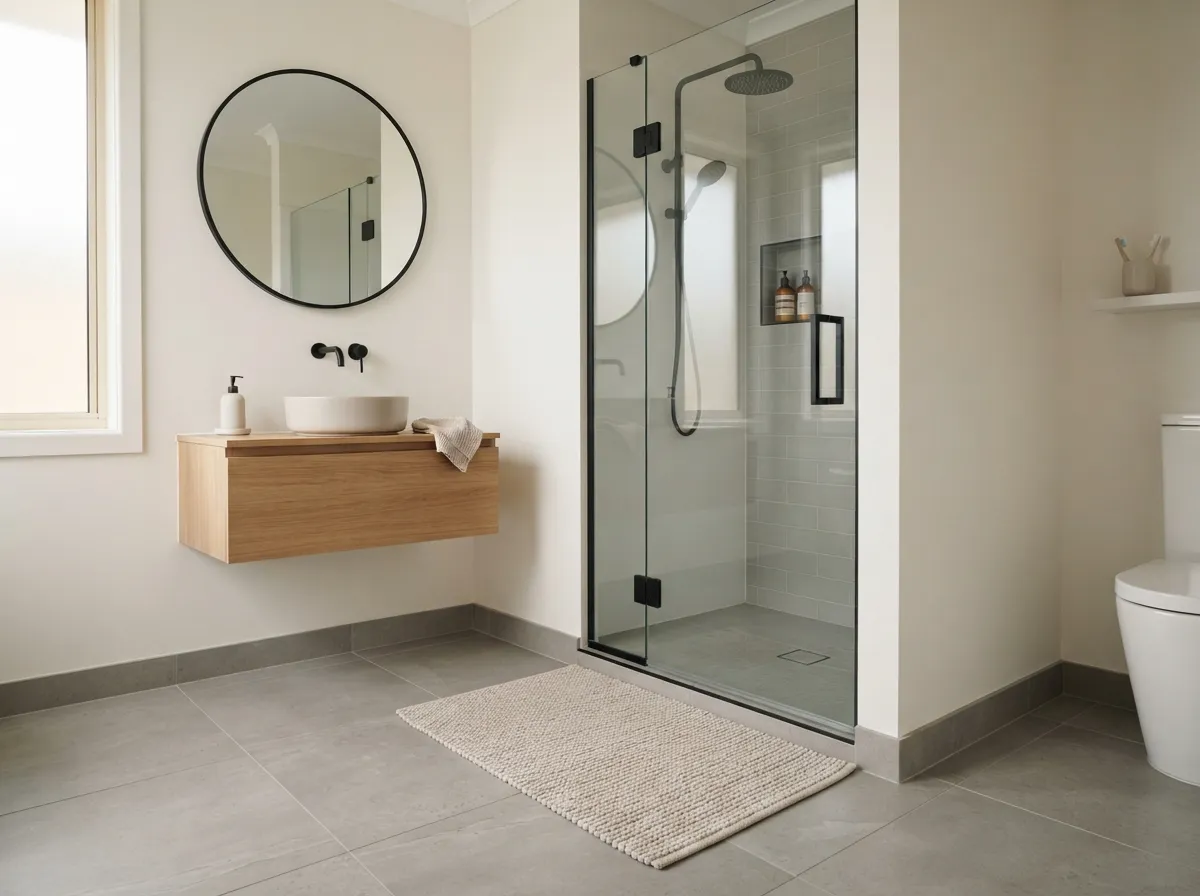 15. Use a Woven Cotton Bath Mat that is Machine Washable