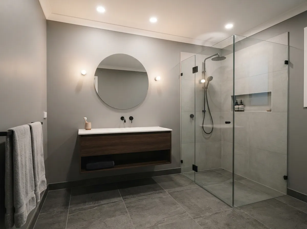 7. Install Recessed LED Lighting with a Warm White Bulb