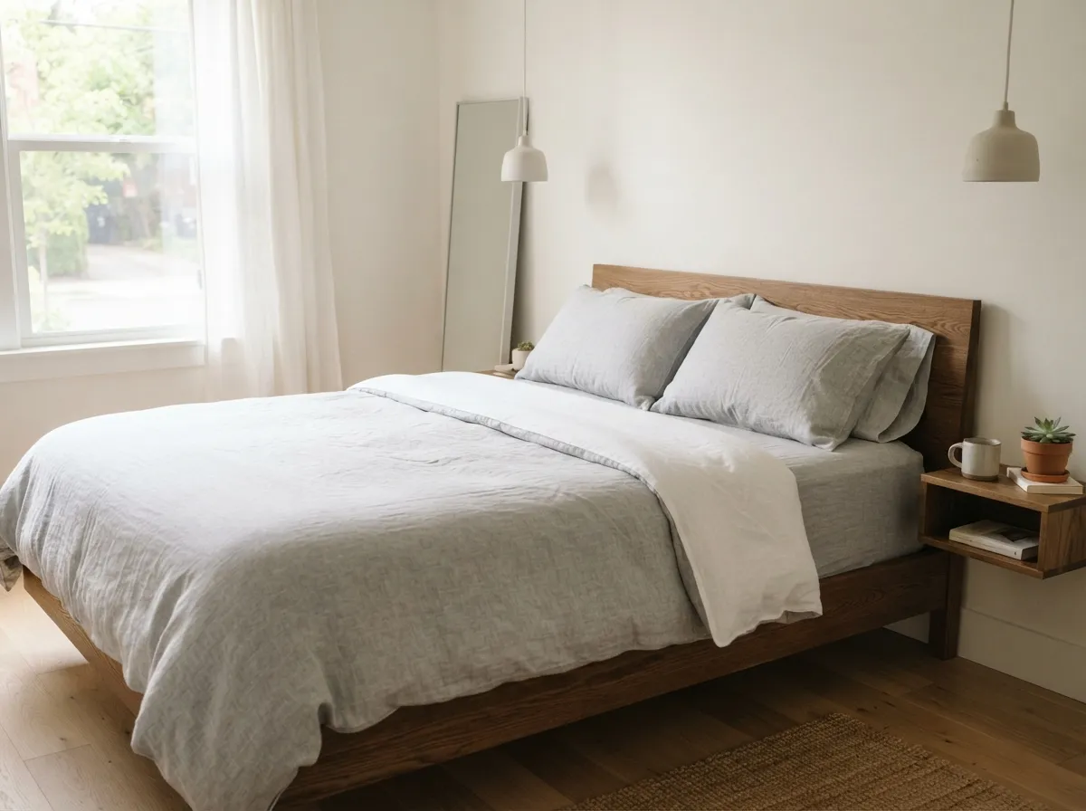 7. Select Easy-Care Bedding Materials
