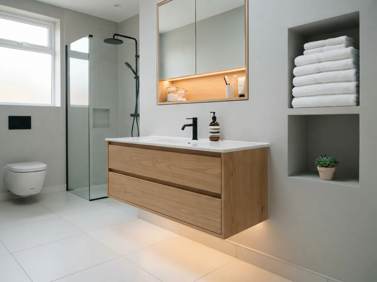 21. Maximize Bathroom Storage Efficiency