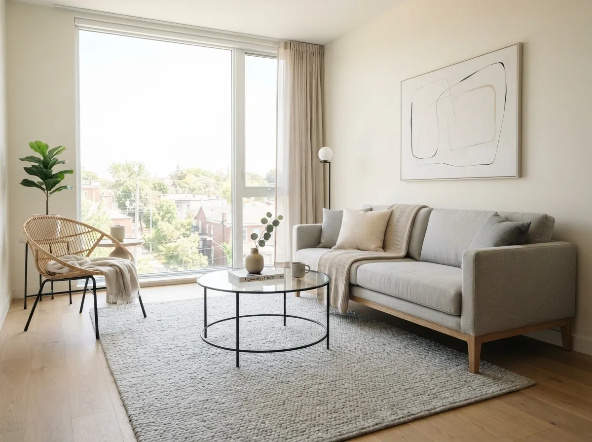 8. Choose Lightweight, Visually Open Furniture