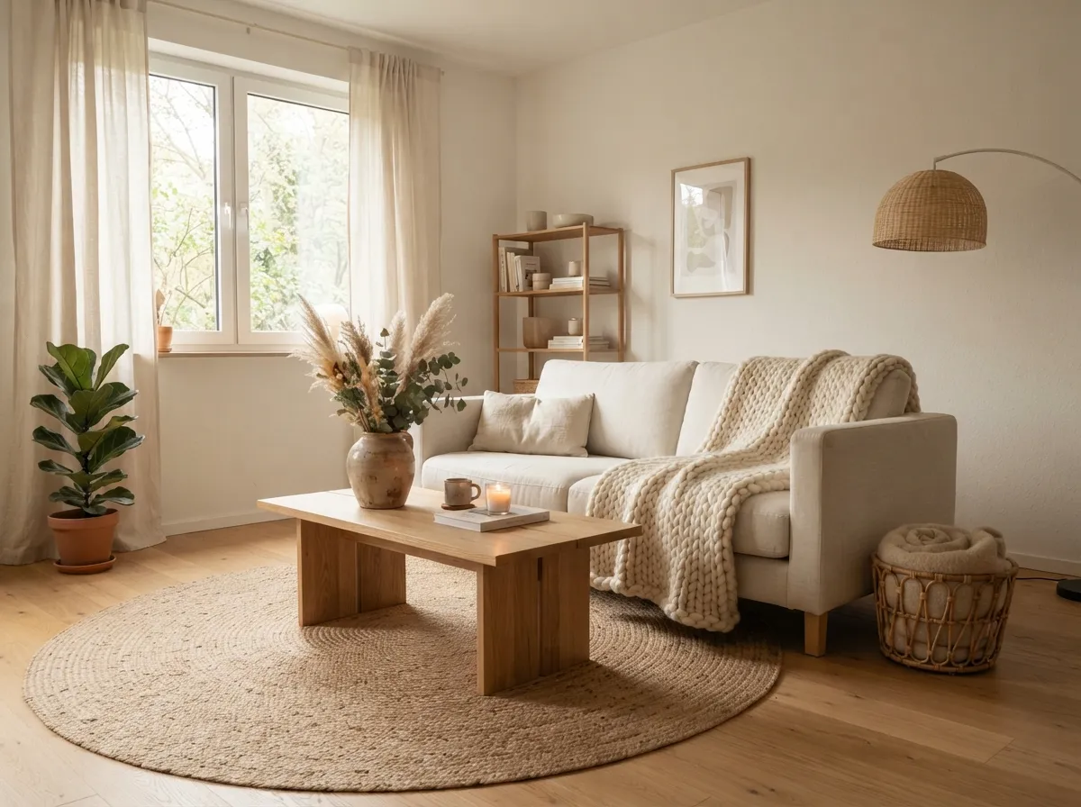 9. Add Warmth with Natural Textures