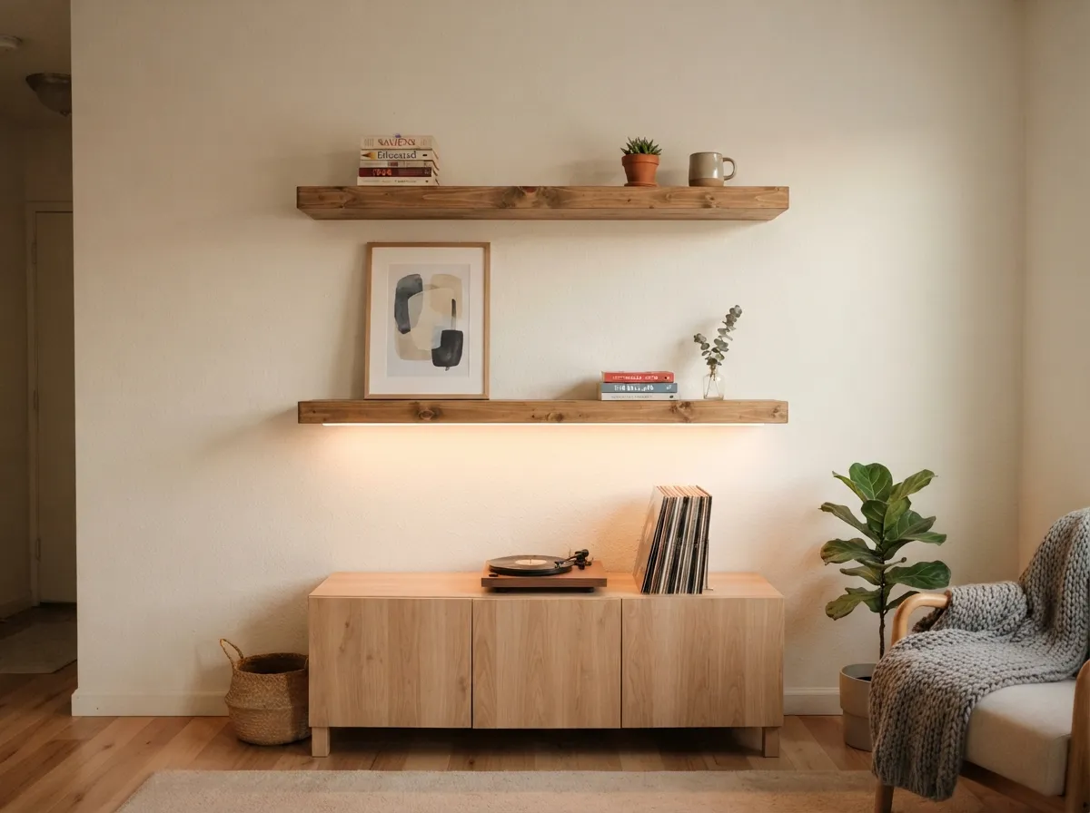 14. Opt for Open Shelving Wisely