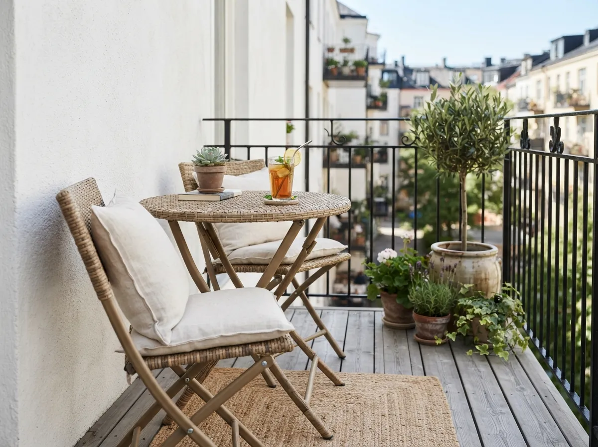 15. Weather-Resistant Rattan Foldables for Outdoor Charm