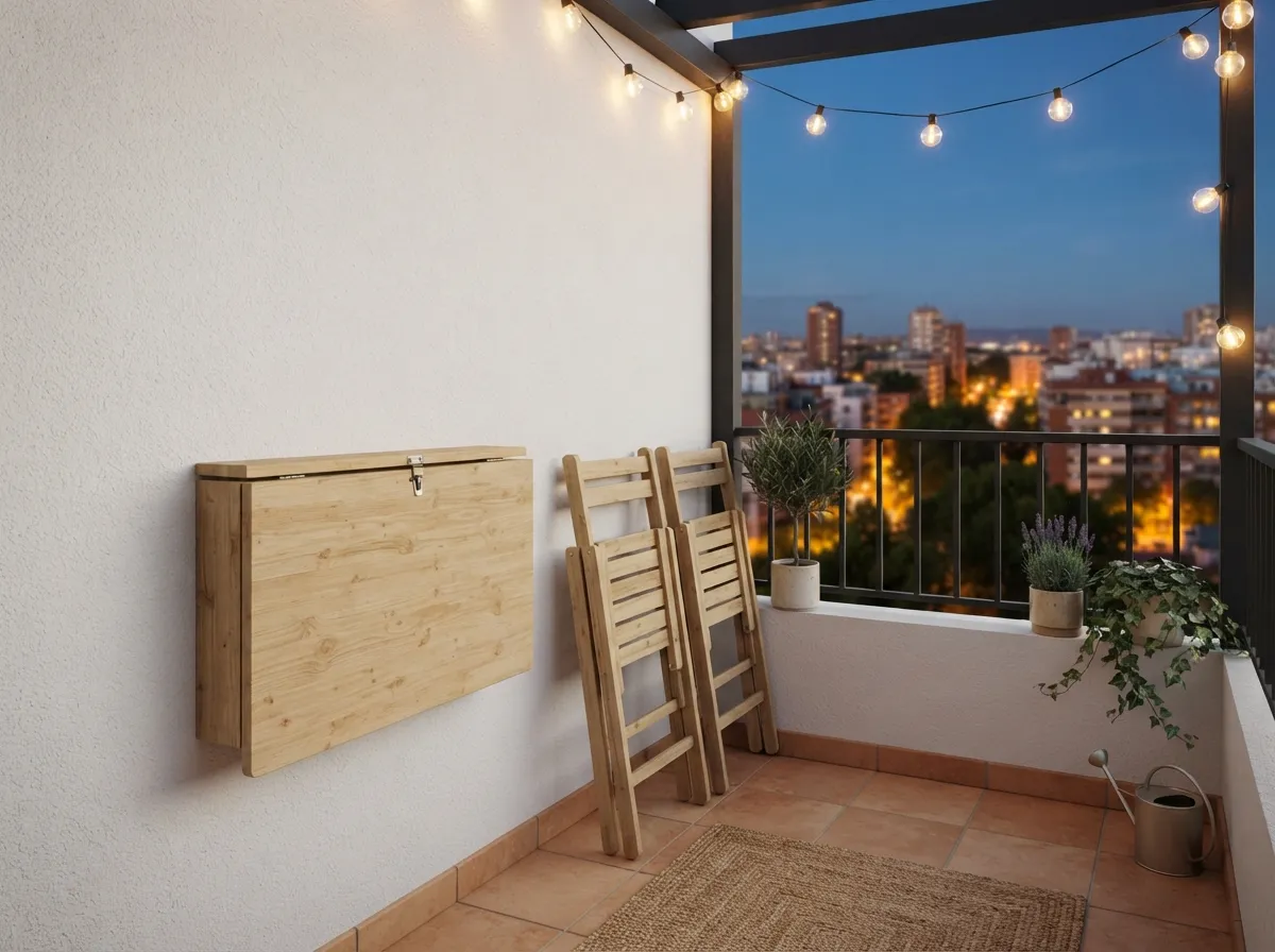 2. Wall-Mounted Drop-Leaf Tables for Compact Dining