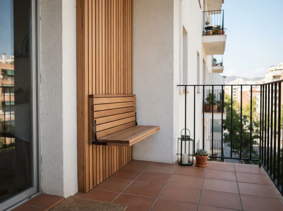 23. Balcony Dividers with Clever Built-In Seating