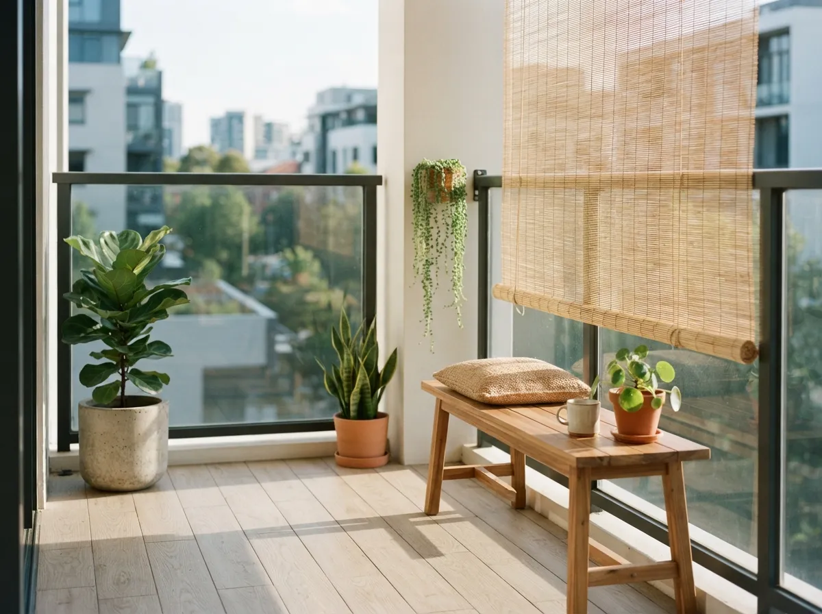 18. Place a Simple Bamboo Screen