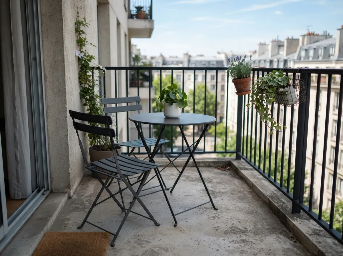27. Place a Compact Bistro Set
