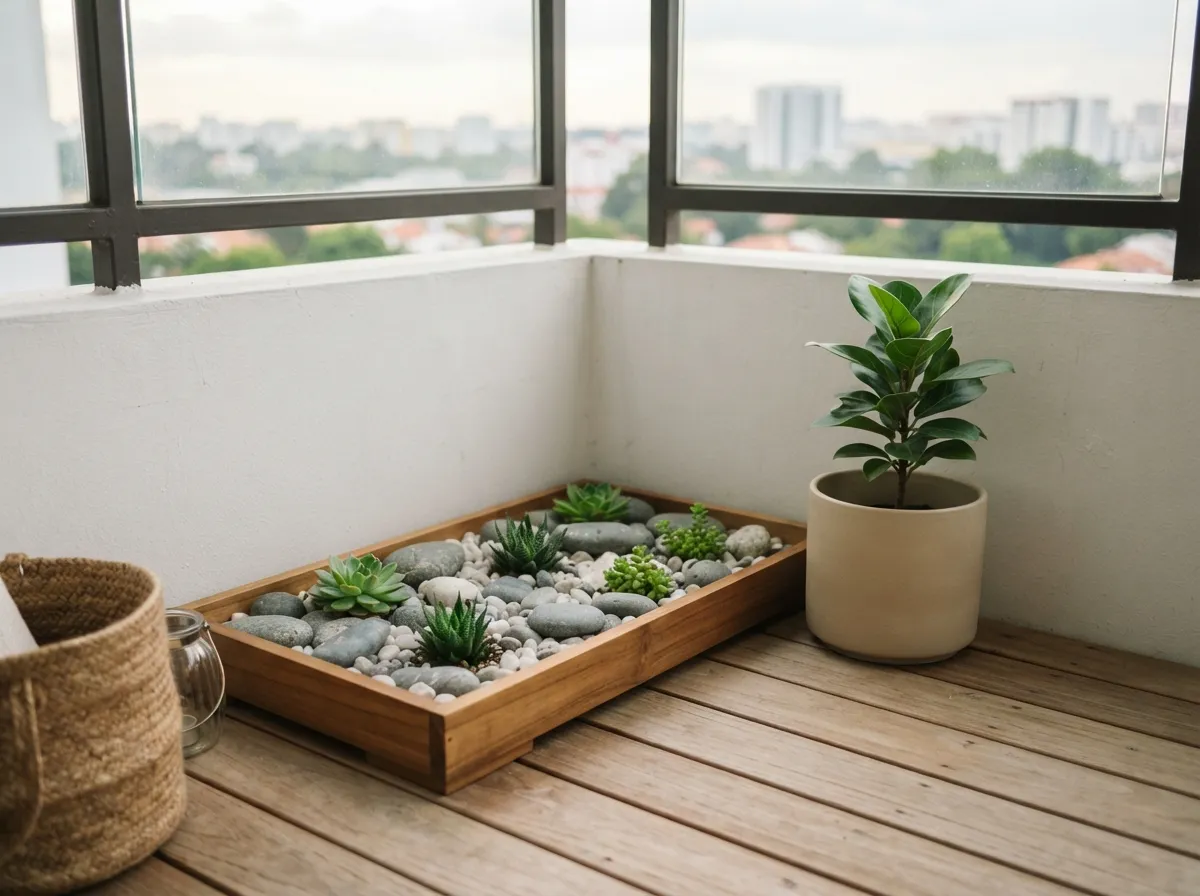 11. Minimalist Rock Garden for Tranquil Decor