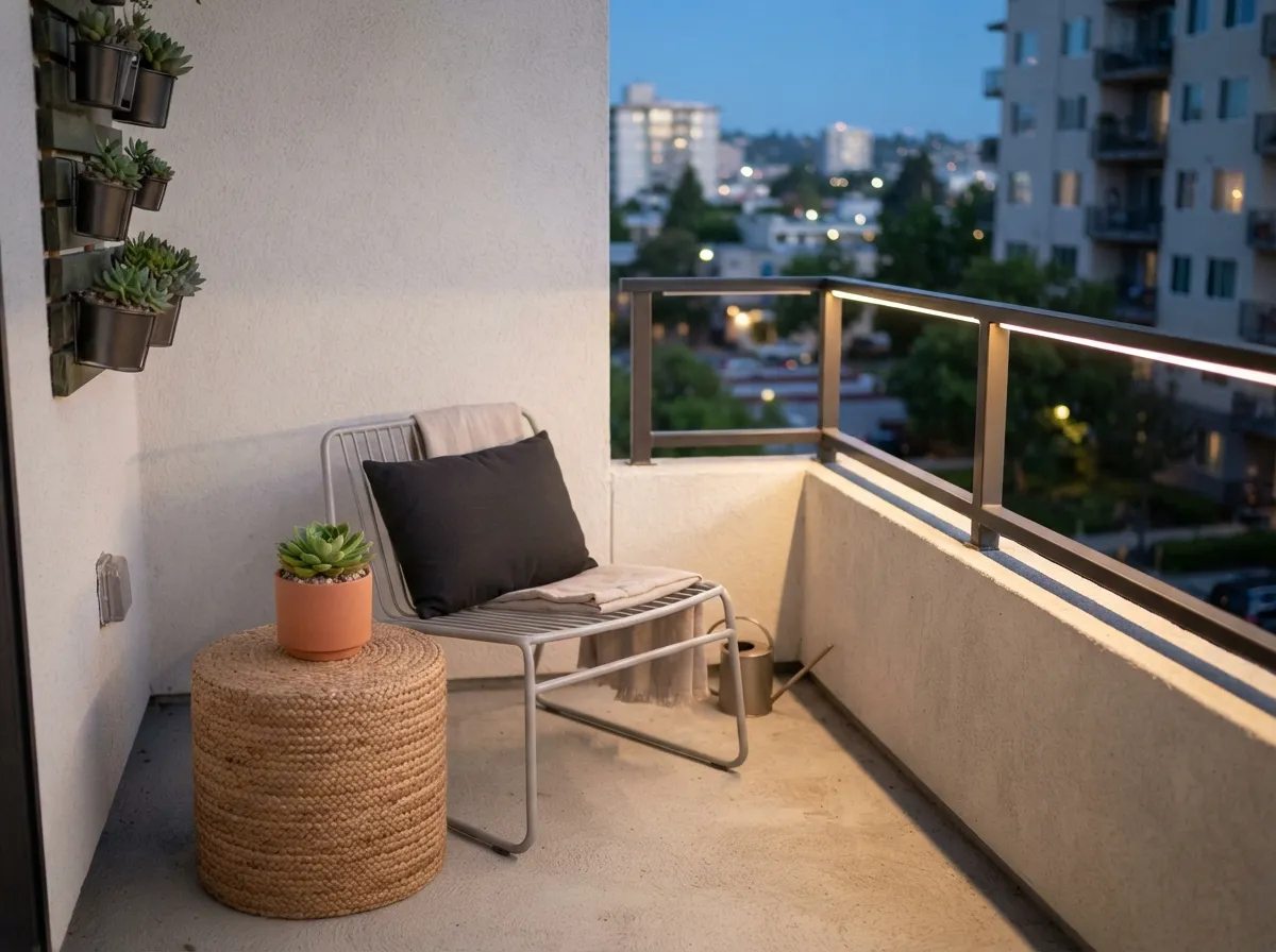 16. Natural Fiber Stool or Ottoman as a Multi-Use Piece
