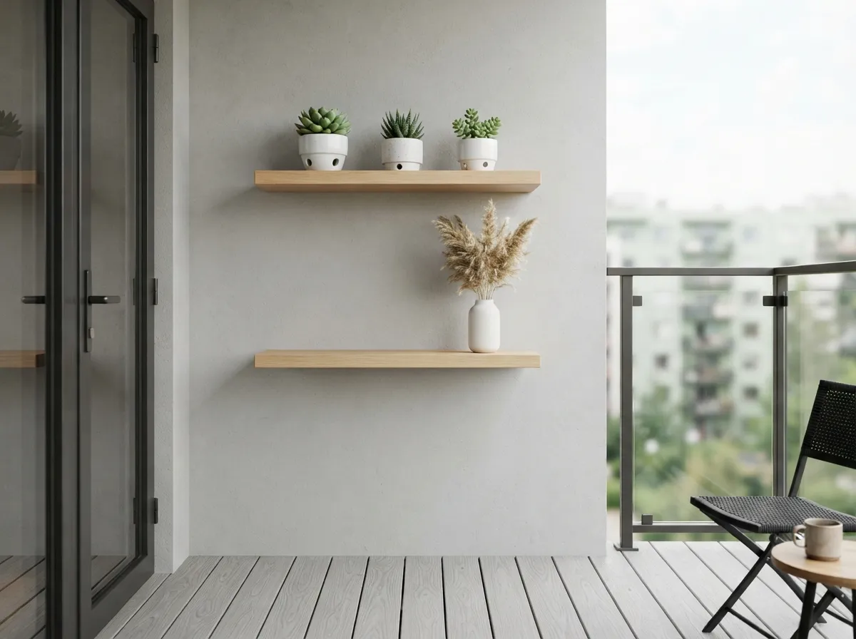 18. Floating Wall Shelves for Display and Storage