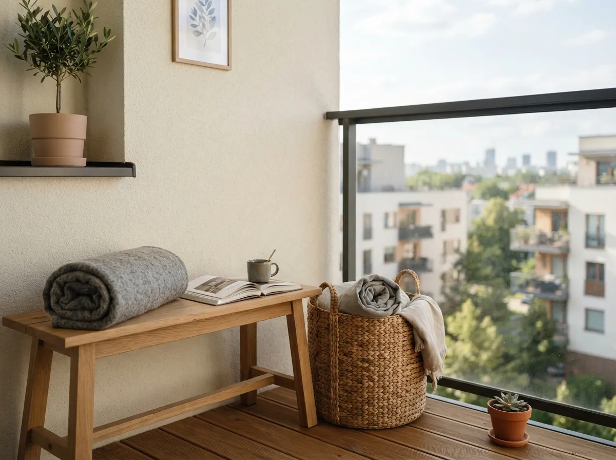 25. Compact Woven Storage Basket for Essentials