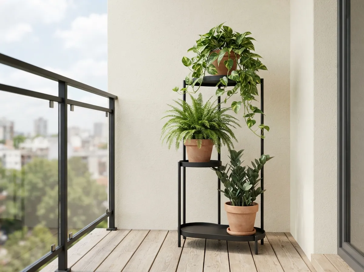 29. Tiered Plant Stand to Maximize Vertical Planting