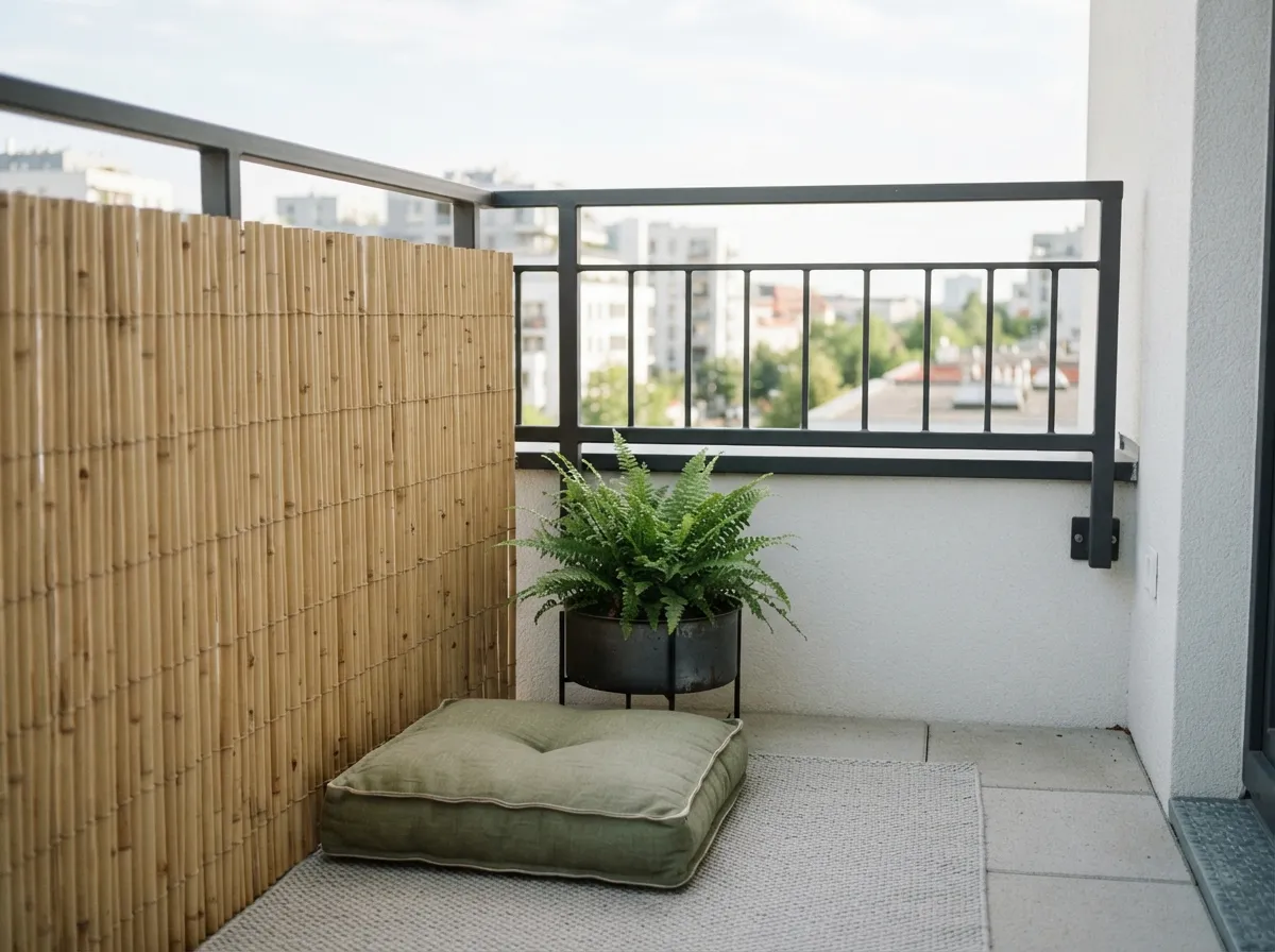 8. Bamboo Privacy Screen for Natural Seclusion