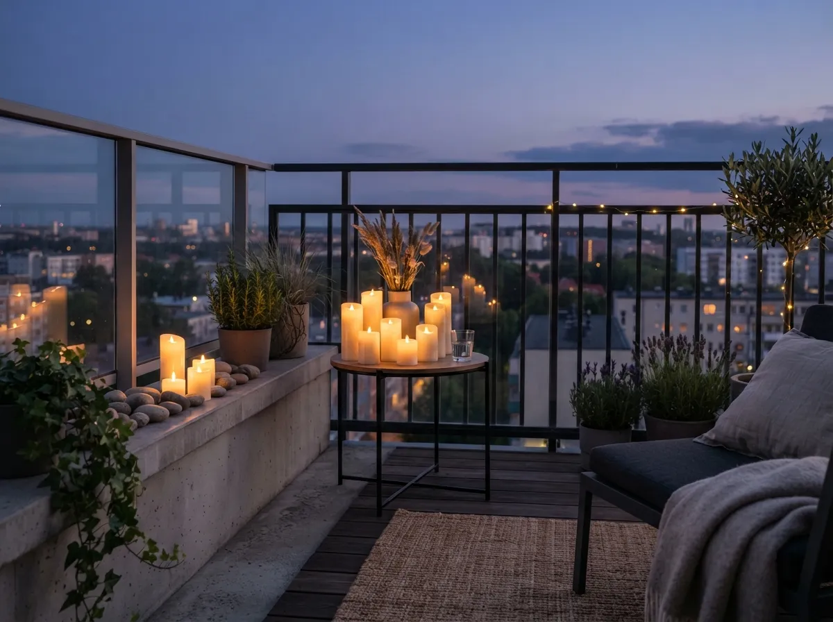 14. Use Flameless LED Candles