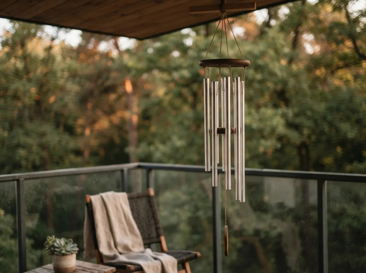 17. Hang a Wind Chime with Subtle Sound