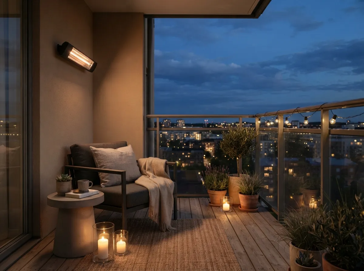 22. Use a Discreet Outdoor Heater