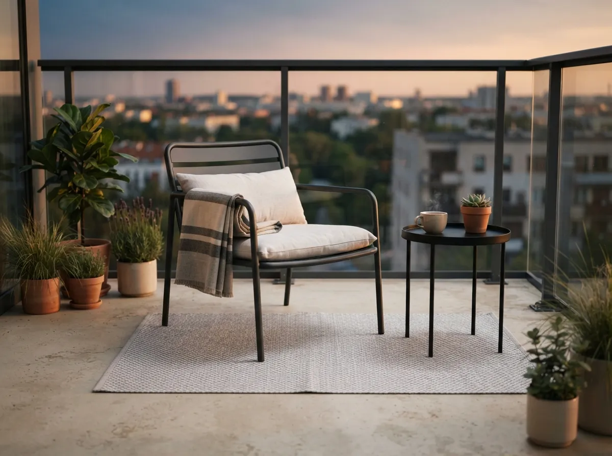 5. Incorporate a Small Outdoor Rug