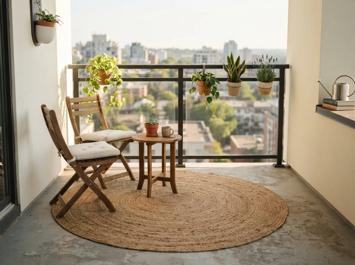 9. Layer a durable jute area rug