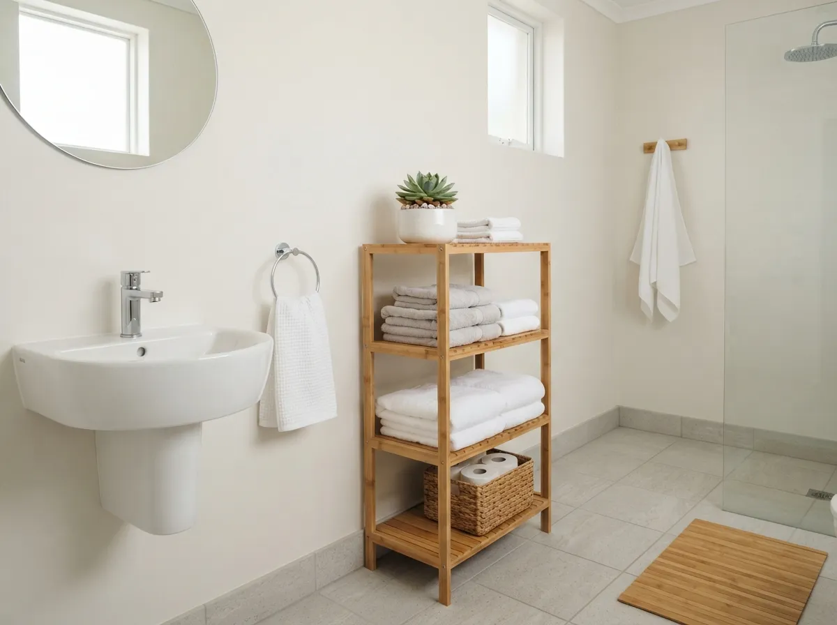 11. Store Towels on Open Racks