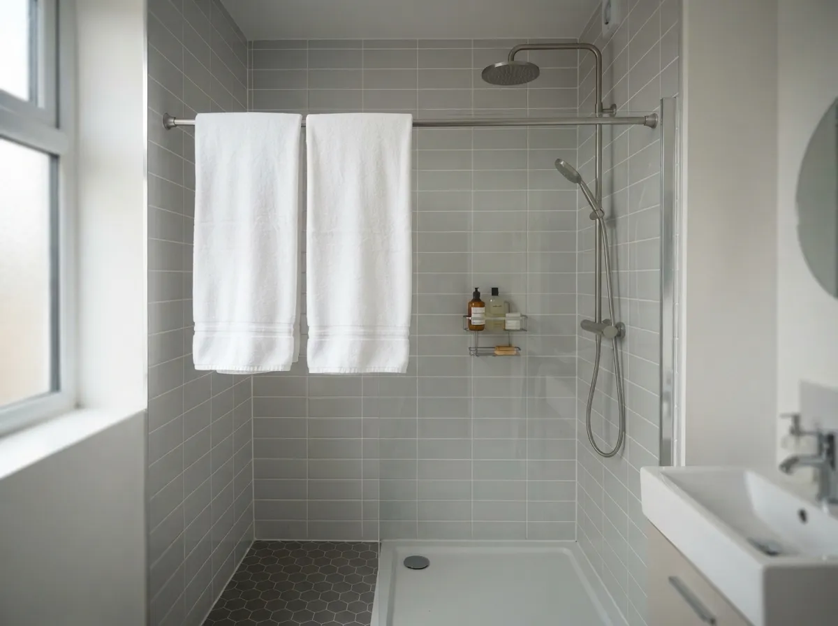 17. Install a Tension Rod for Extra Hanging Space
