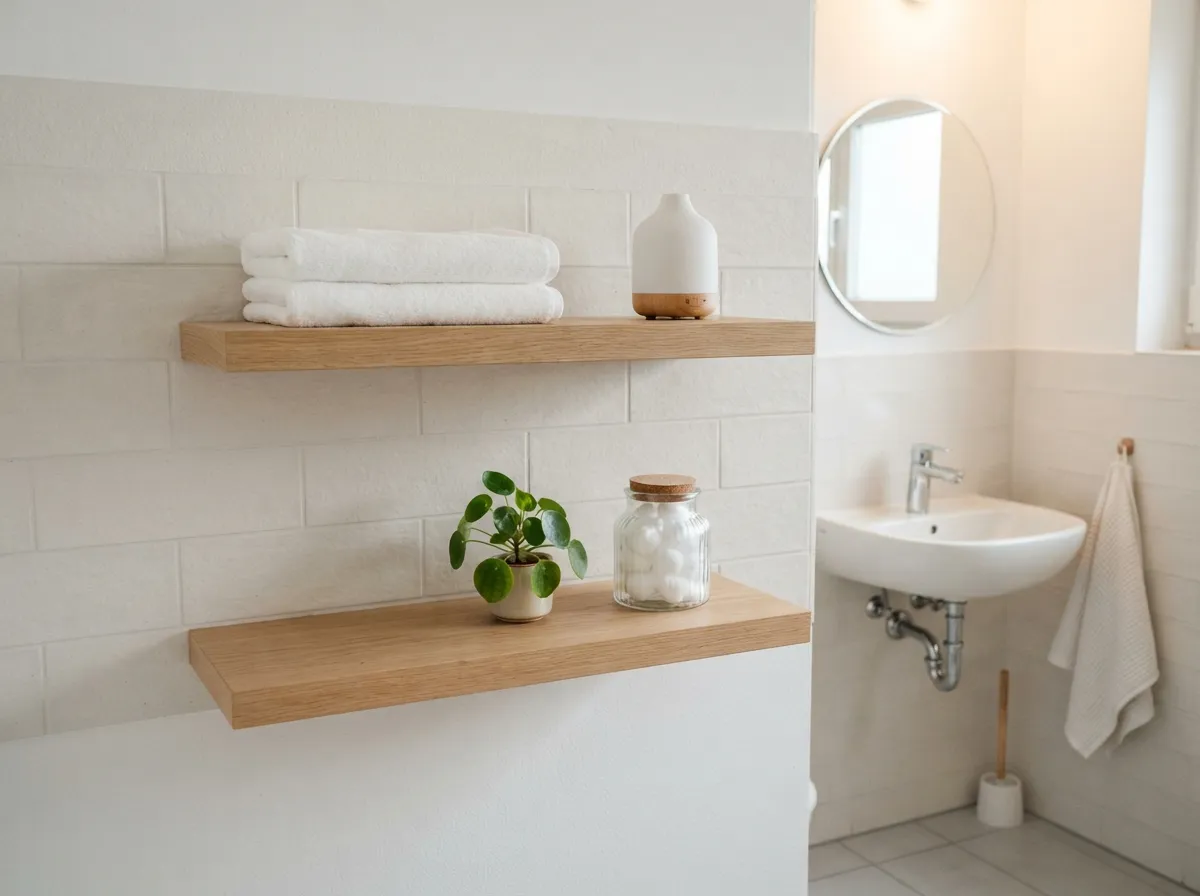 2. Embrace Vertical Space with Wall-Mounted Shelving