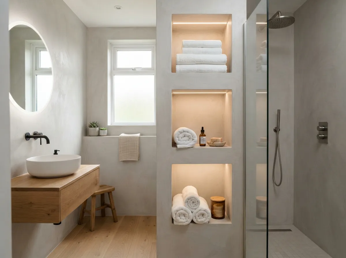 12. Built in Wall Shelves