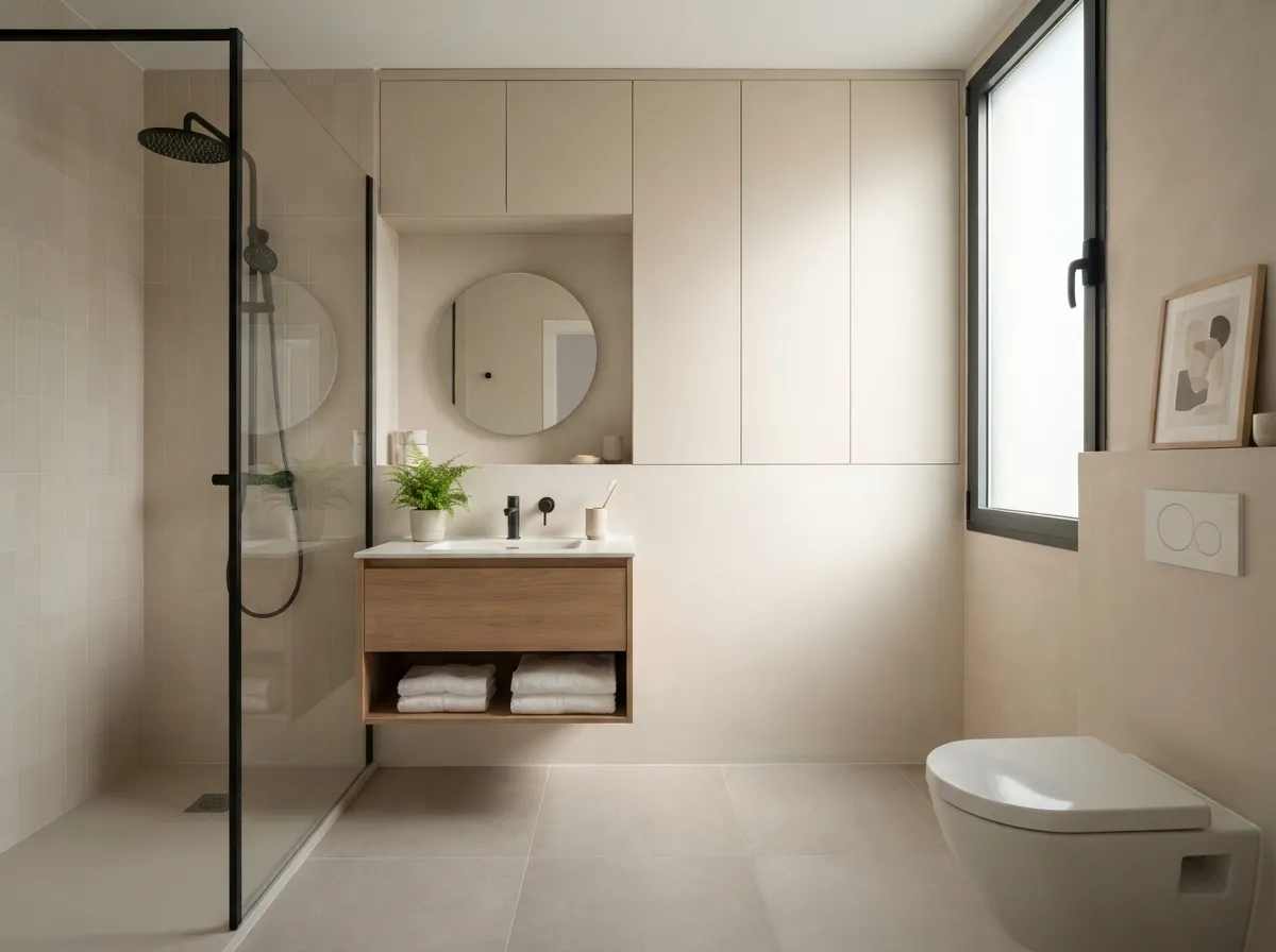 14. Concealed Storage Cabinets