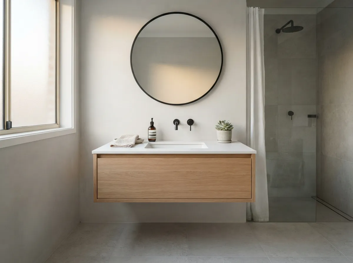 17. Simple White Quartz Countertops