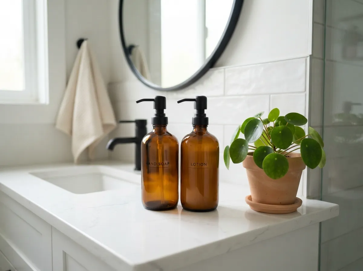 20. Sleek Soap Dispensers
