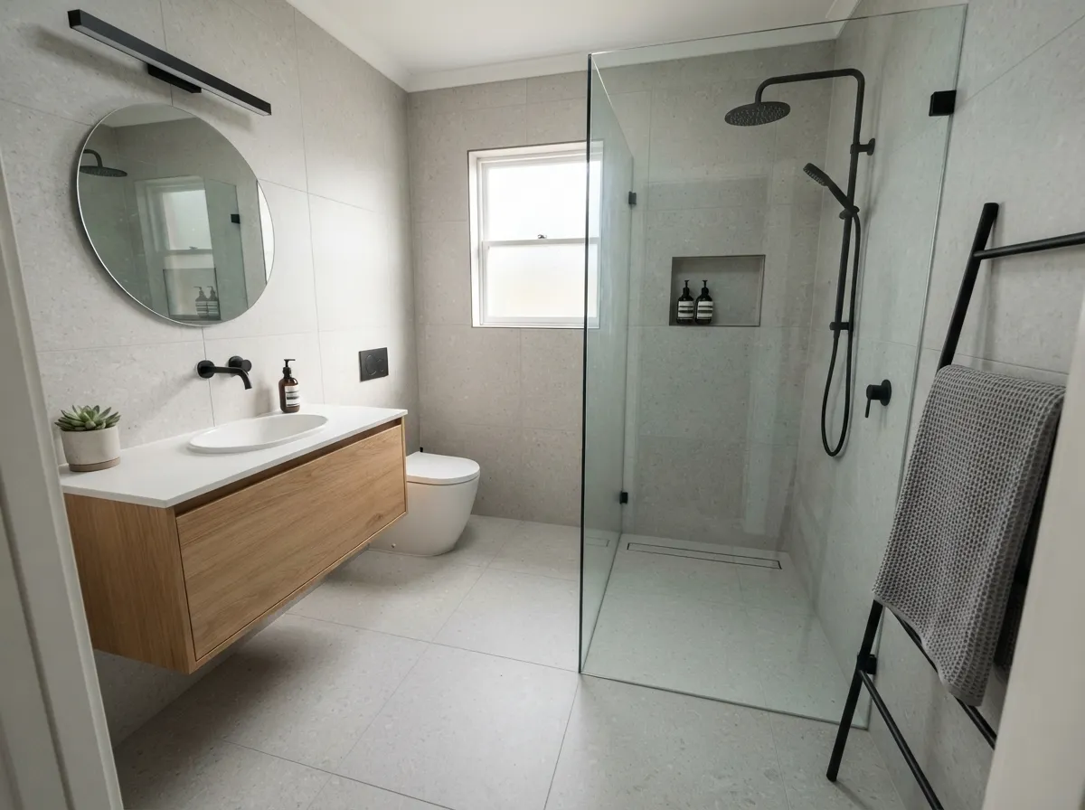 21. Continuous Tile Flooring