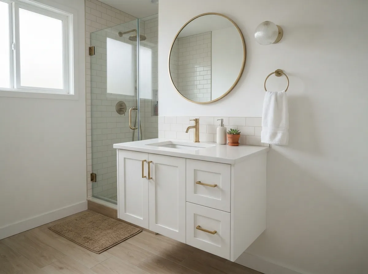 25. Brushed Brass Hardware