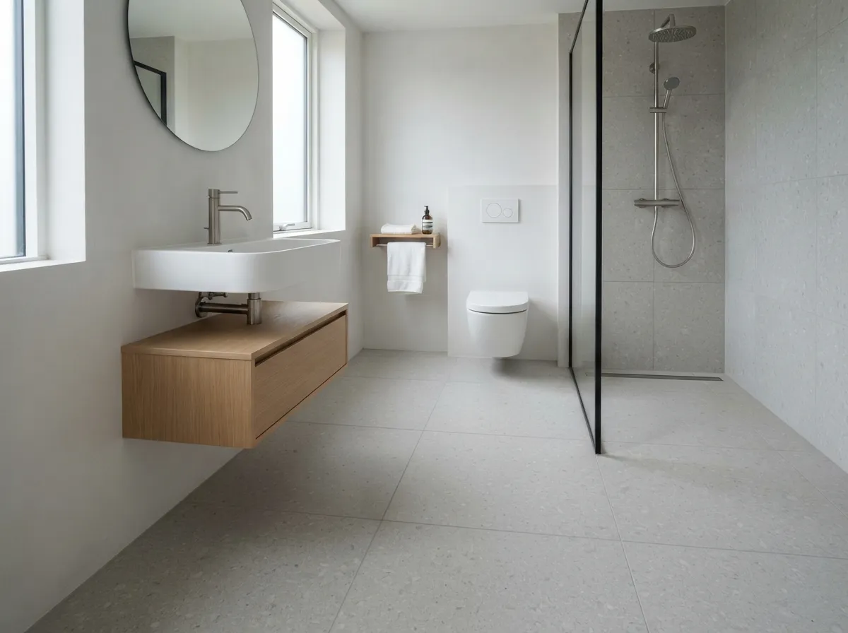 3. Large Format Floor Tiles