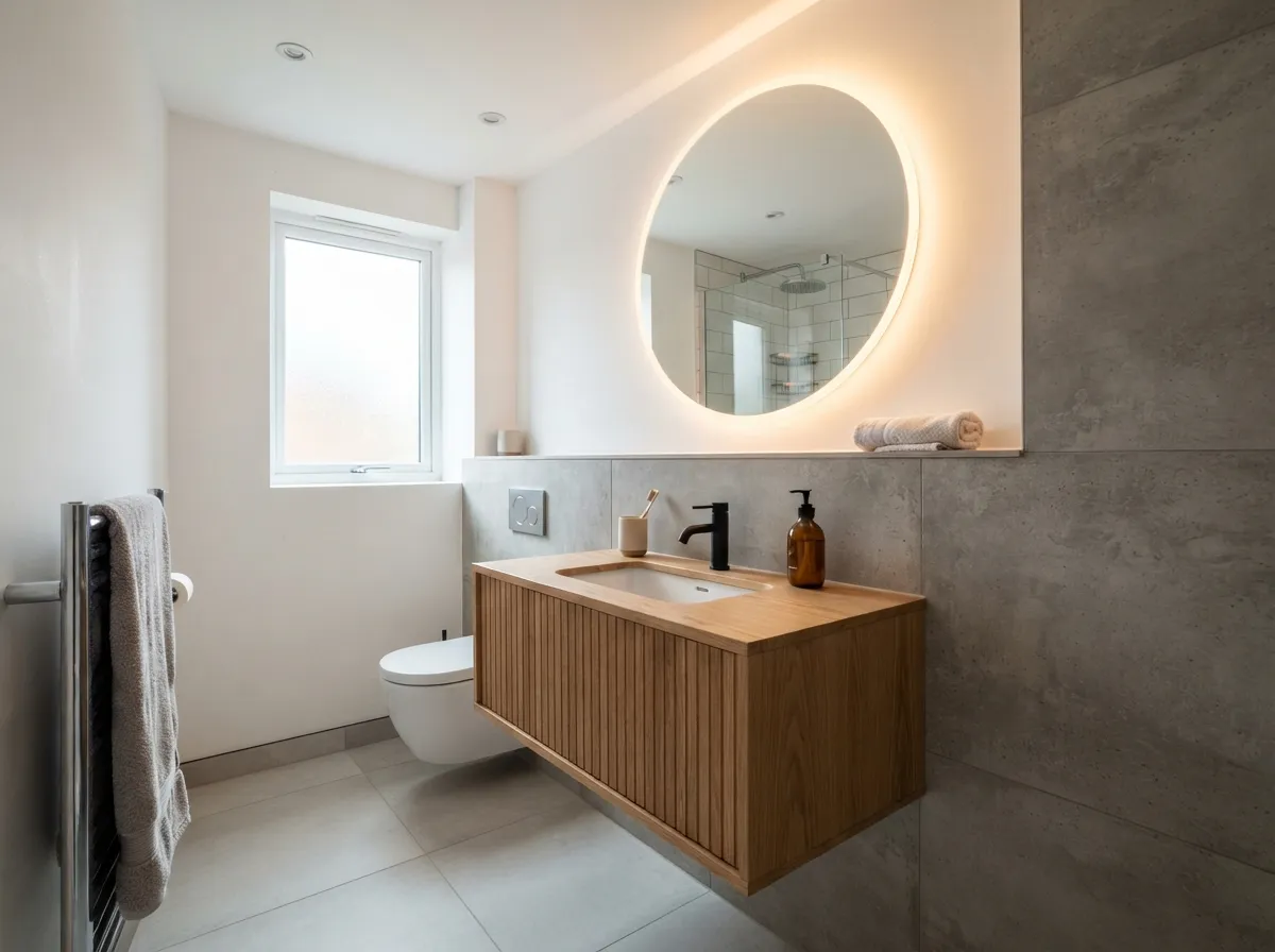 8. Backlit Vanity Mirrors
