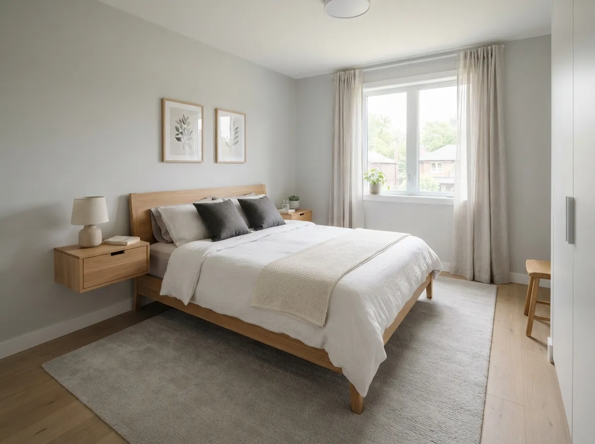 Ensure Clear Pathways Around the Bed