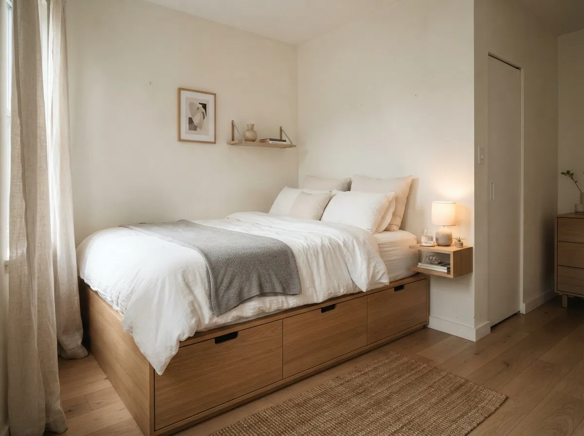 Opt for a Bed Frame with Integrated Storage Solutions