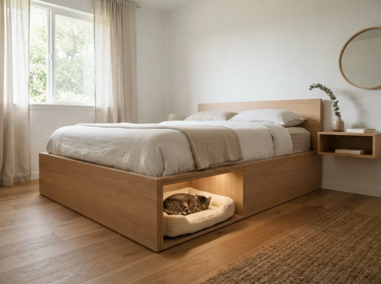 1. Integrated Pet Bed Nooks
