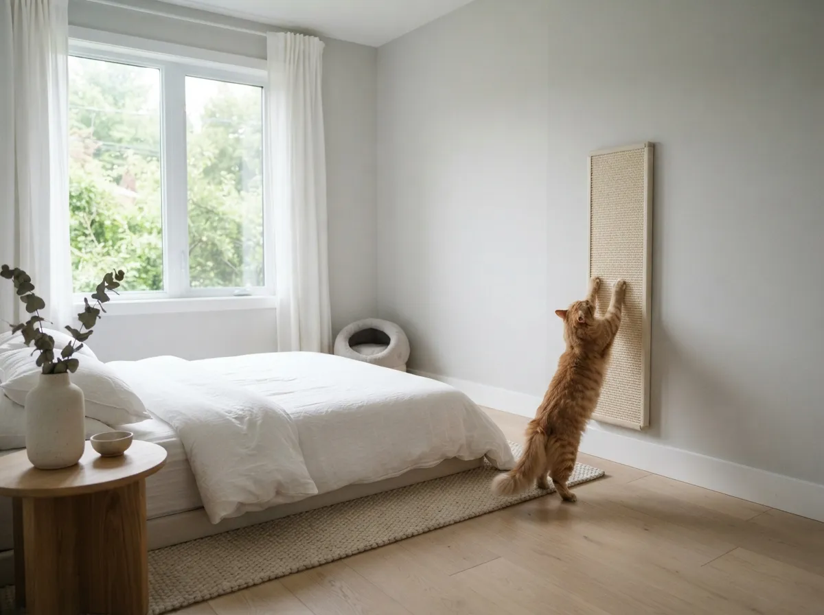 11. Wall-Mounted Scratching Posts